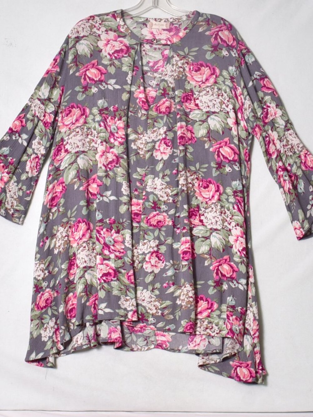 Altar’d State Women's Tunic Dress Size Small Long Sleeve Floral Print Multicolor